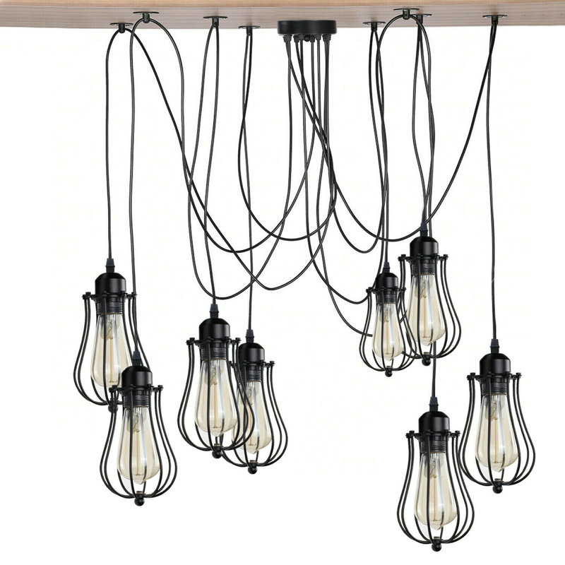 Barraza 8 - Light Geometric Chandelier