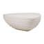Albin Concrete Outdoor Coffee Table, White
