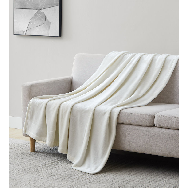 Surdimensionné douillet en micro-molleton Southshore Fine Linens, Jeté, gris