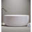 47'' X 25.6'' Freestanding Soaking Solid Surface Stone Resin Bathtub