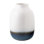 Lave Home Shoulder vase, 6 x 6 x 8.5 in, Bleu