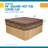 Ultimate Duck Covers Square Hot Tub Cover in Brown-37715813