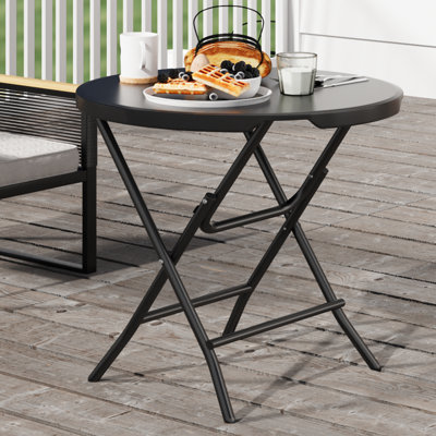 Round Outdoor Dining Table ,