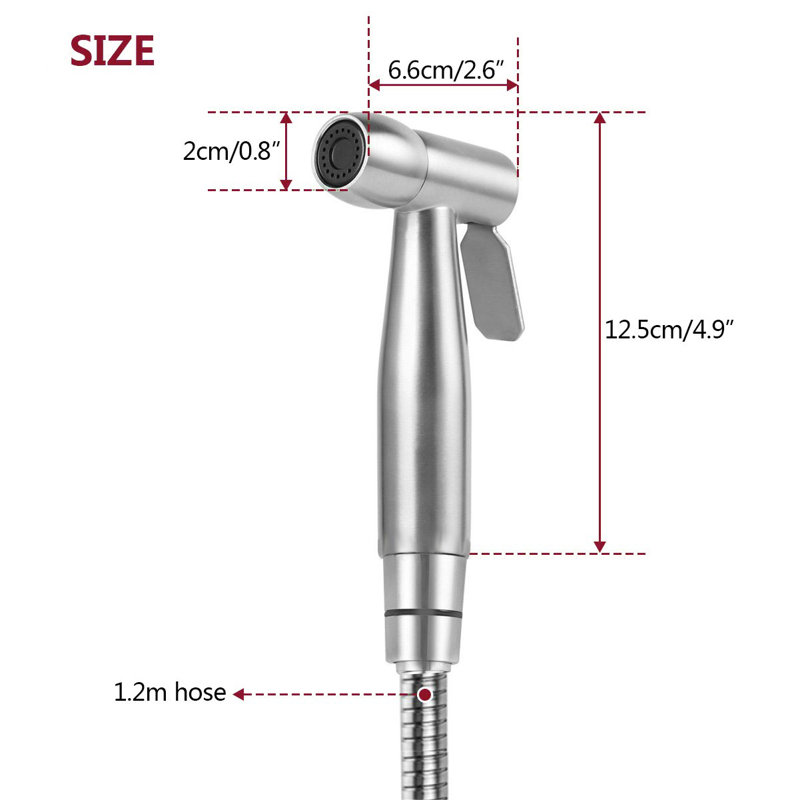 Ensemble de vaporisateur pour toilette à main bidet