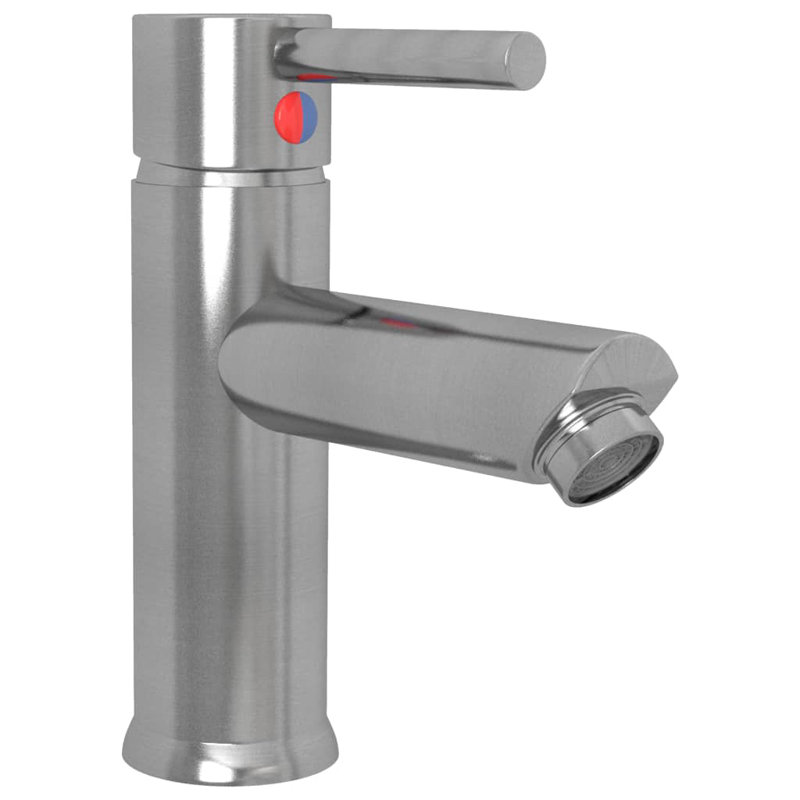 Kasota Belfry Mono Basin Mixer, Silver