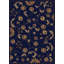 Tapis traditionnel floral bleu marine Traditional-32089267