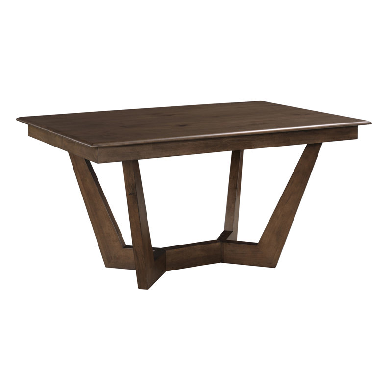 60" RECTANGULAR TRESTLE TABLE PKG, MOCHA