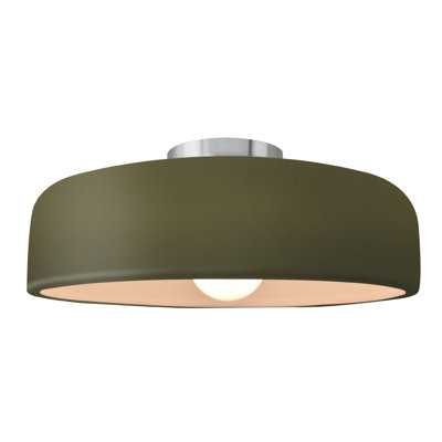 Dottie Ceramic LED Semi Flush Mount