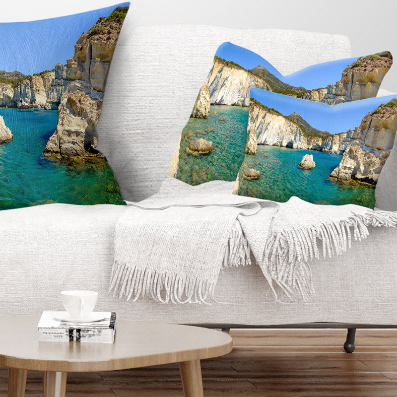 Coussin lombaire panorama water beach