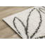 Tapis vert crème à feuilles esquissées Botelho-1030796388