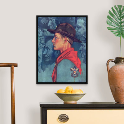 Spirit of America - Art mural sur toile verte