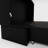 Murphy Bed Storage Cabinet with Drawers, Mattress Included, Black