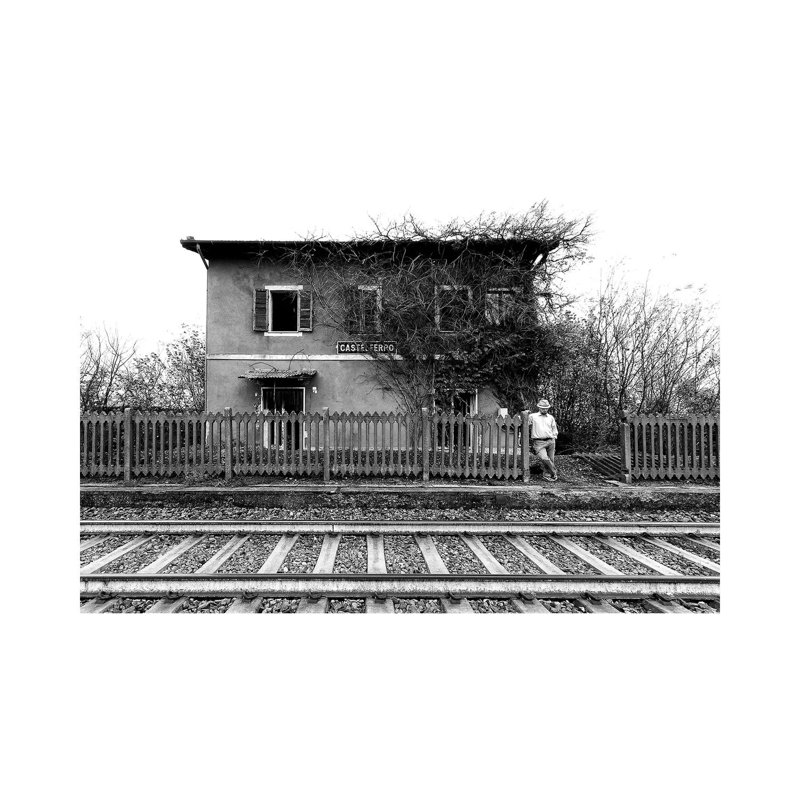 The Station Of Castelferro by Carlo Ferrara - Wrapped Canvas Print