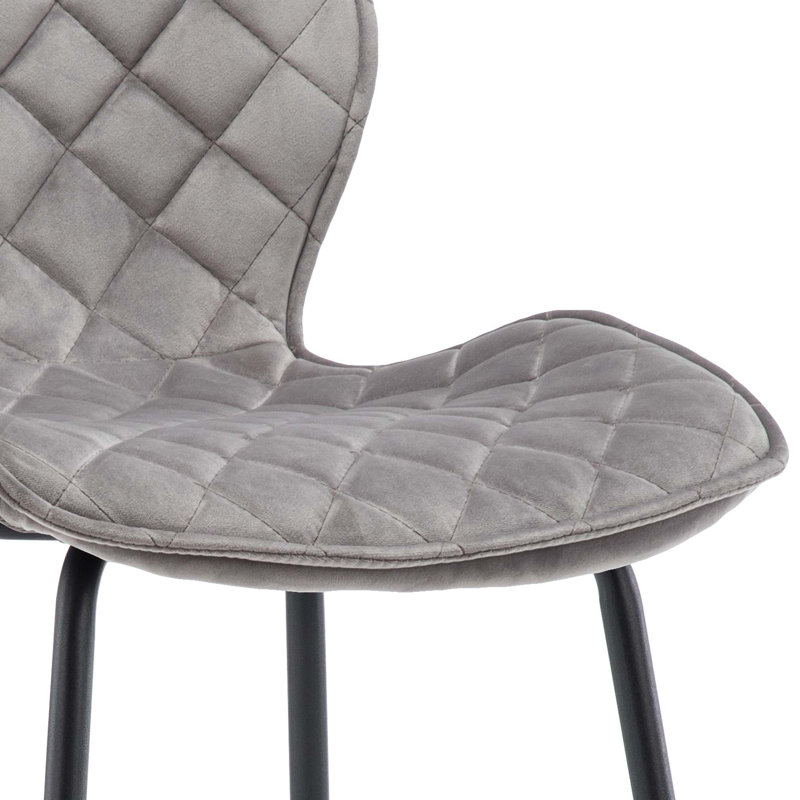 75cm Stool, Grey, Black