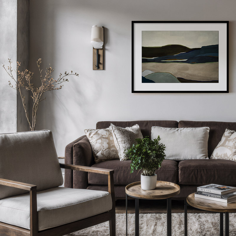 Print by ChiChi Decor, Black, 36" H x 48" W