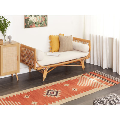 Devyn Southwestern Cotton Hand Woven Area Rug