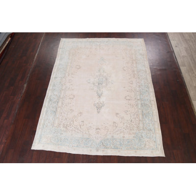 Muted Distressed  Traditional Area Rug 8x11
