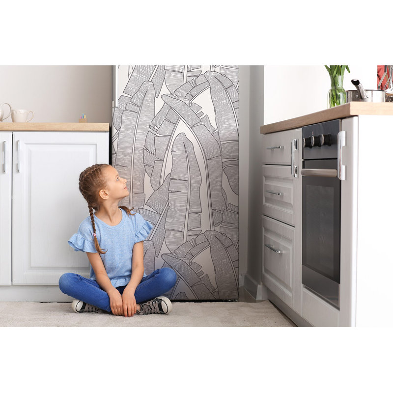 Plants & Flowers Non-Wall Damaging Door Decal