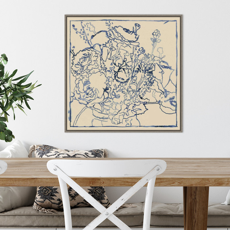 Impression sur toile, "Burcom Fields Close Up" par Megan Meagher, H 22 po x l 22 po x P 2 po