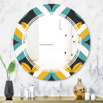 Miroir mural sans cadre abstrait Abstract Triple VII