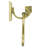 Edgar Berebi Sutton Towel Ring With Reeded Handle In Burnished Brass Plate