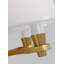 Éclairage de salle de bain à intensité variable 2 lumières Paisley-281909148