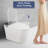 Smart Bidet Toilet, Auto - Open Lid And Flush, Wider Bidet, Warm Water Wash Air Drying, Foot Sensor Activation, Radar Sensing Distance, Washing Modes, Adjustable Temperature, , Dryer Side Memory