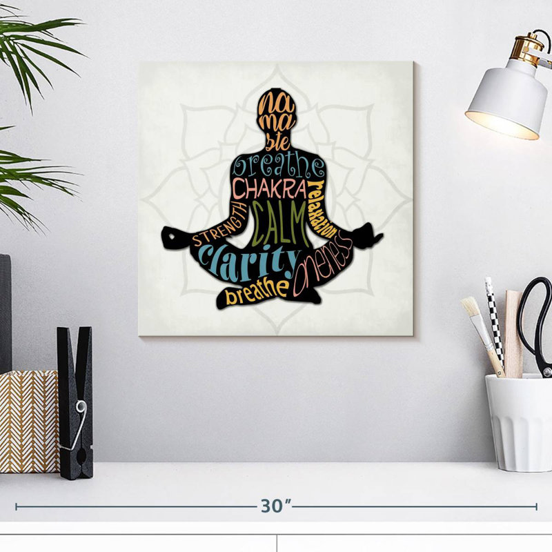Kerrick Namaste, typographie, H 16 po x l 16 po