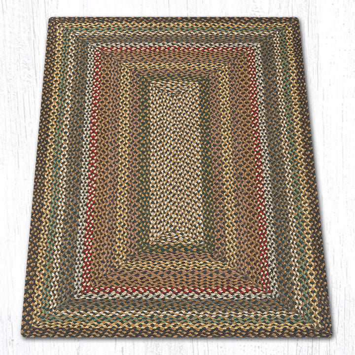 Tapis tressé en jute Fir Tonal, Rectangle 3 pi x 5 pi