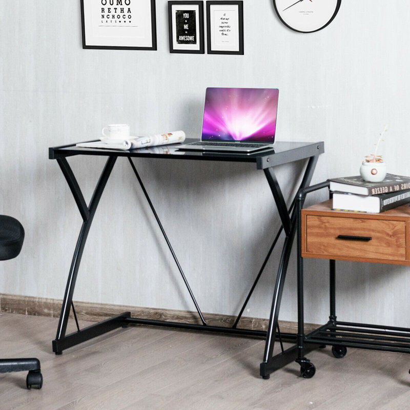 Metal Base Computer Desk