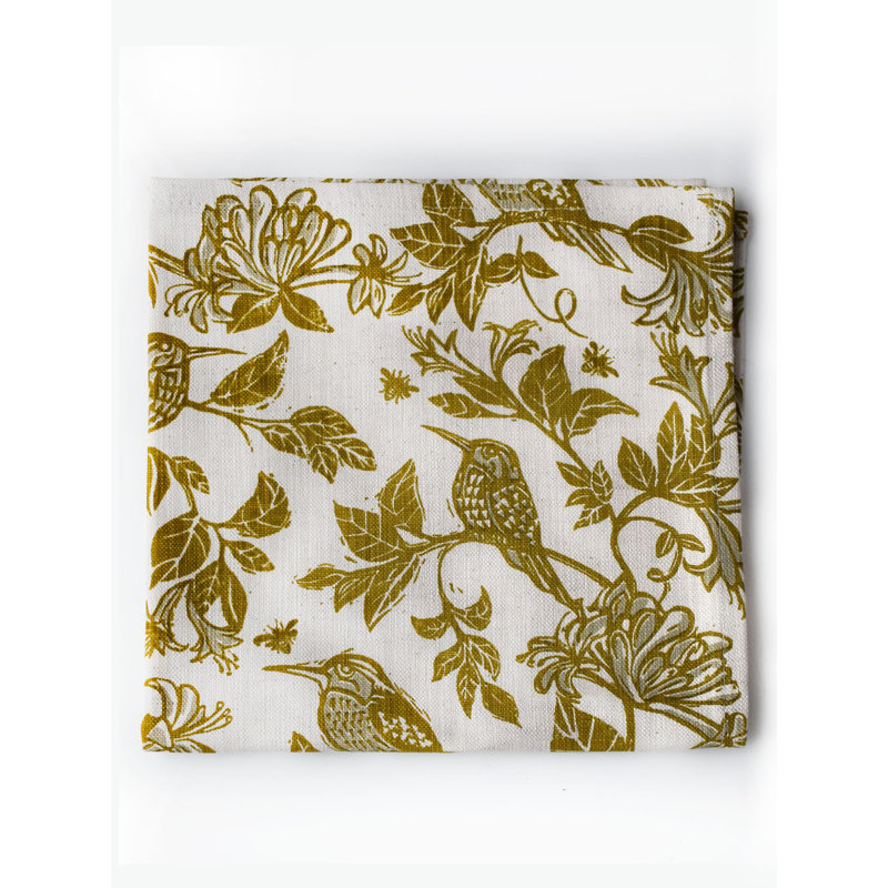 Ensemble de 4 serviettes French Home - Chartreuse French Home, Chartreuse