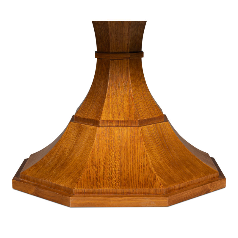 Giselle Round Dining Table, 30"H x 55"L x 55"W, Tobacco Brown
