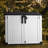 51.1''W Outdoor Resin Horizontal Storage Shed-280 Gallon-111530625