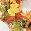 Couronne d'érable et de tournesol 20 po faite à la main pour l'automne et l'hiver