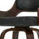 Swivel Upholstered Bar Stool, Counter Stool With Wood Frame (Set Of 6)