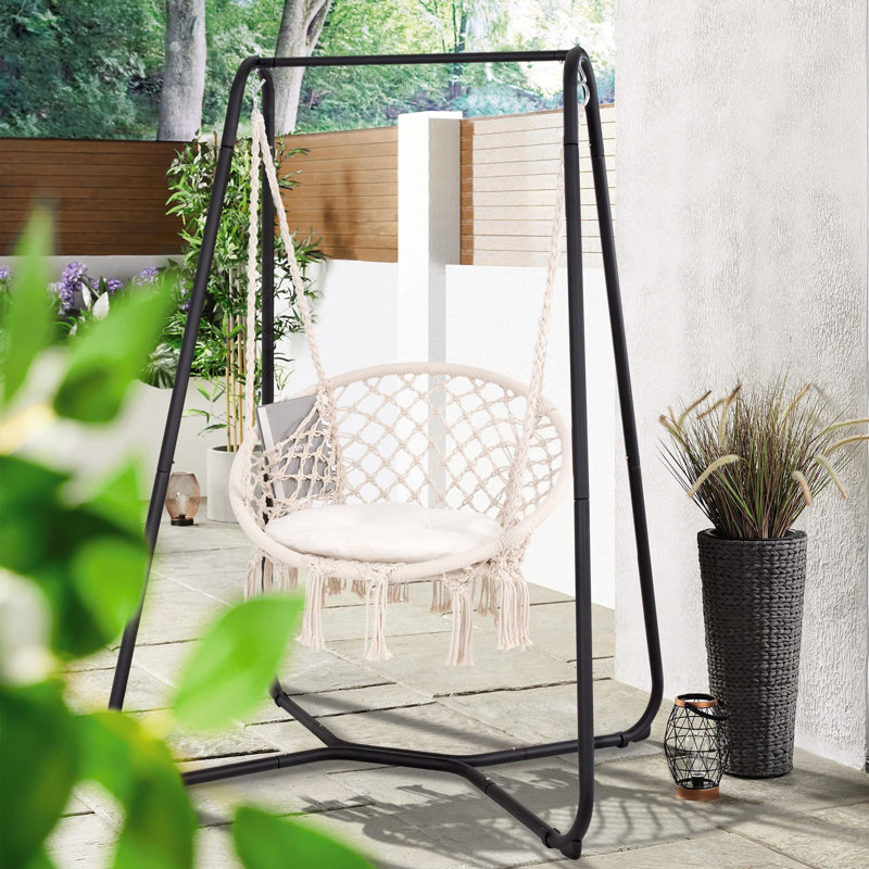 Seneca 1 Person Swing Chair with Stand - Thumbnail 3