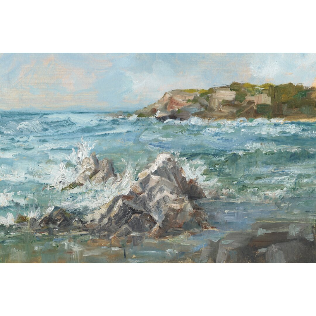 Leinwandbild Impasto Ocean View II von Ethan Harper