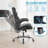 Home Computer Gaming Chair, Ergonomic High Back Heavy Duty Task Desk Office Chairs With Wheels, Flip-Up Arms, Adjustable Height-1814893686