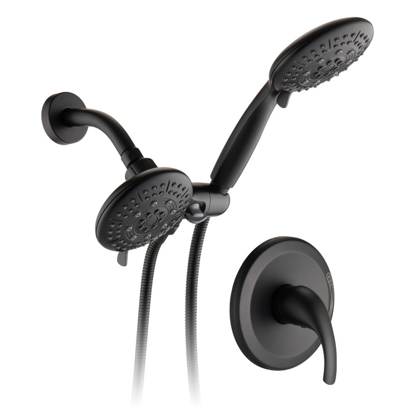 Système de douche complet avec valve brute et nettoyage au toucher