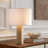 Lampe de table en travertin Zenith