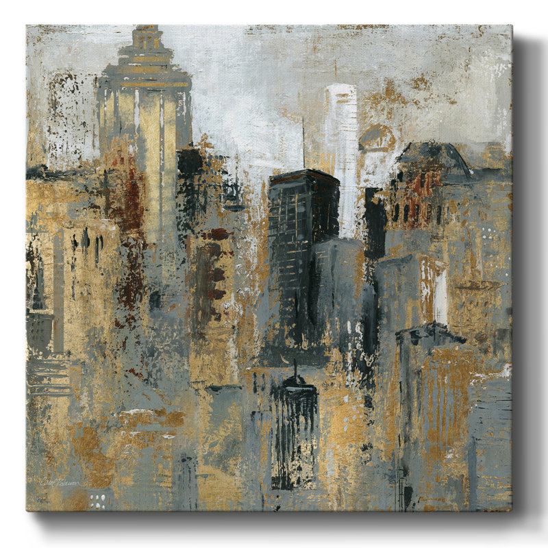 Peinture sur toile, H 16 po x l 16 po