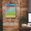 «Coral Sky» par Jan Weiss, art mural sur toile-1062639880