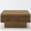 Table basse carrée avec rangement réglable
