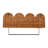 Aubree Wavy Rattan Floating Shelf