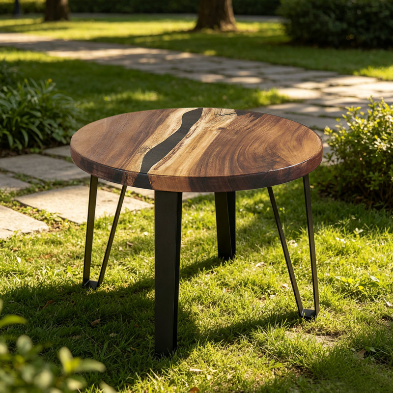 Hugall Solid Wood Top Single Coffee Table