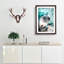 Cute Koala Bear in Abstract - Picture Frame Graphic Art Print-55679682-55679681