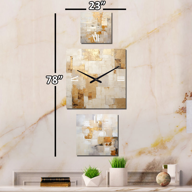 Macyn Metal Wall Clock