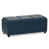 Distressed Dark Blue Distressed Vegan Faux Leather