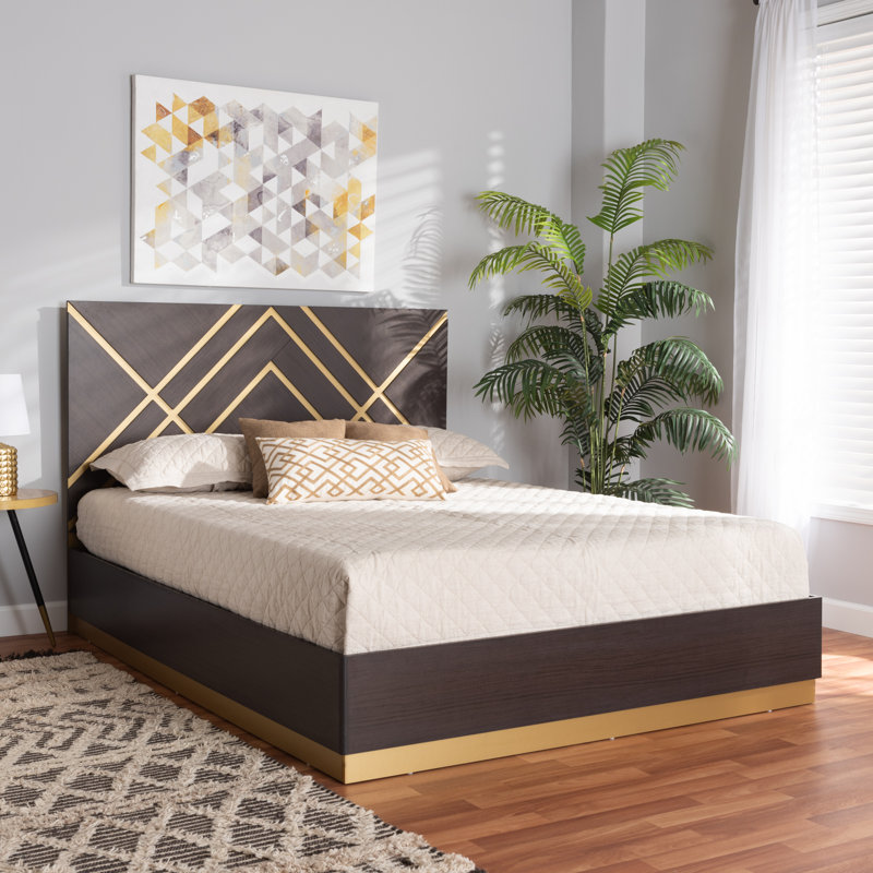 Grand lit plateforme Tazewell