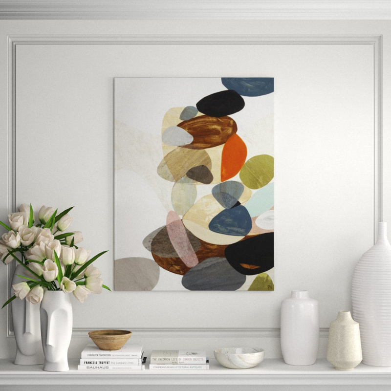 River Bed II Painting by Paul Ngo, Glass Coat, 40" H x 30" W